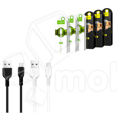 Кабель USB - MicroUSB Hoco X20 (2.4A, 2 м) Черный