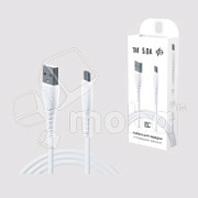 Кабель USB - MicroUSB BC (5А) Белый