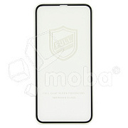 Защитное стекло "Тонкое" для iPhone X/Xs/11 Pro Черный (Полное покрытие 0,25 мм)