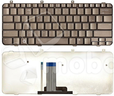 Клавиатура для ноутбука HP Pavilion DV3-1000 DV3z-1000 бронза с подсветкой