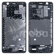 Рамка дисплея для Samsung Galaxy A013F (A01 Core) Черная (возможен дефект ЛКП)