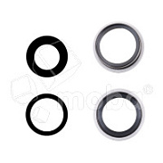 Стекло камеры для iPhone 16/16 Plus (комплект 2 шт.) Белый