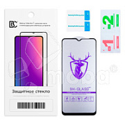 Защитное стекло "Премиум" для Samsung Galaxy A03 (A035F) Черный
