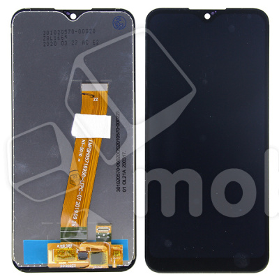 Дисплей для Samsung Galaxy A01/M01 (A015F/M015F) в сборе с тачскрином Черный (Узкий коннектор) - Оптима