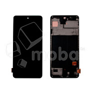 Дисплей для Samsung Galaxy A51 (A515F) модуль Черный - (AMOLED)