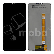 Дисплей для OPPO A3s/A5 (CPH1803/CPH1809) в сборе с тачскрином Черный - Оптима