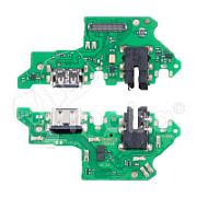 Шлейф для Huawei Y9s (STK-L21) плата на системный разъем/разъем гарнитуры/микрофон