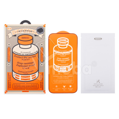 Защитное стекло Remax Medicine Glass GL-83 для iPhone 17 Pro (сверхпрочное) Черный