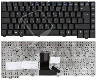 Клавиатура для ноутбука Asus A6R A6 A6M A6Rp A6T A6TC Черный