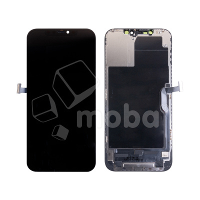 Дисплей для iPhone 12 Pro Max (A2411) в сборе с тачскрином Черный - (In-Cell, Full HD) (с верификацией = с привязкой без ошибки)