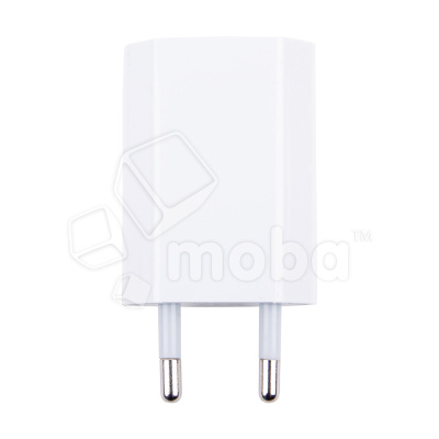 Сетевое зарядное устройство USB для iPhone "Призма" (5W) (тех.упак.) Белый - Китай