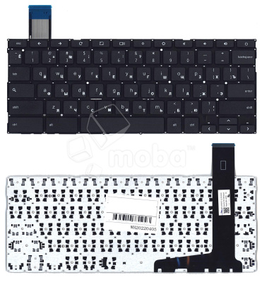 Клавиатура для ноутбука Asus Chromebook C201 черная